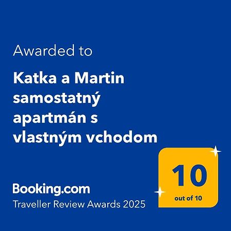 Katka A Martin Samostatny Apartman S Vlastnym Vchodom Ліптовський Мікулаш Екстер'єр фото
